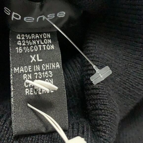 SPENSE BLACK SWEATER DRESS SIZE XL‎ - Picture 5 of 6